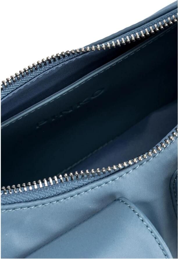Pinko Blauwe Cargo Tas Love Birds Model Blue Dames - Foto 3
