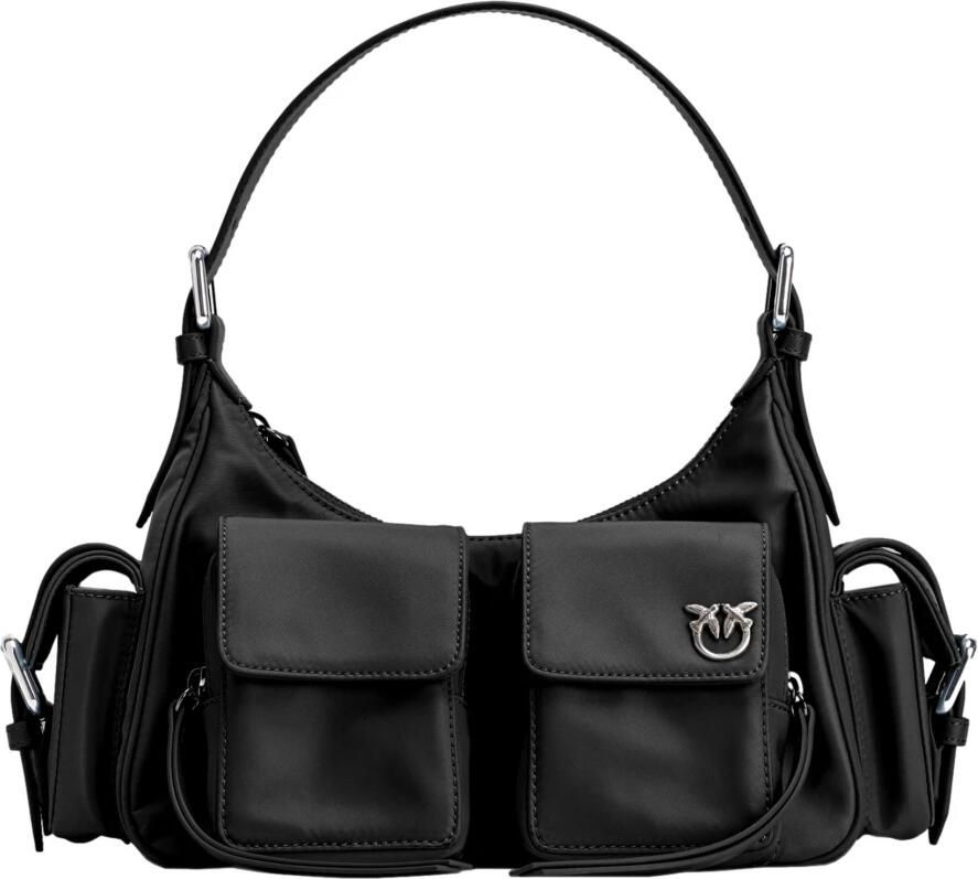 Pinko Zwarte Cargo Tas Love Birds Model 102794-A1J4 Black Dames - Foto 5