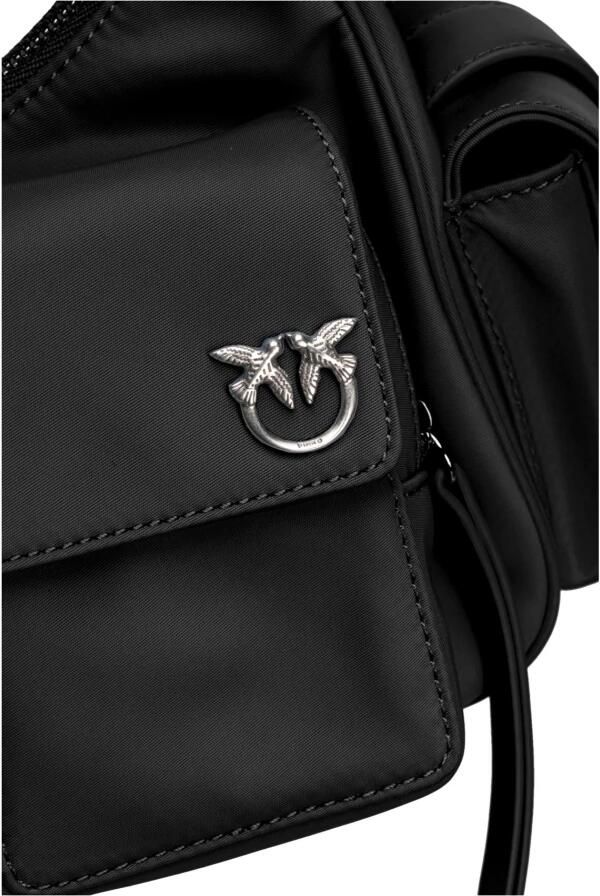 Pinko Zwarte Cargo Tas Love Birds Model 102794-A1J4 Black Dames - Foto 8