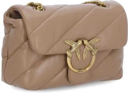 Pinko Gewatteerde Love Bag Puff in Ginger Biscuit Brown Dames - Foto 7