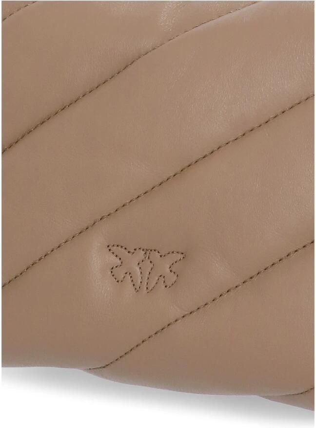 Pinko Gewatteerde Love Bag Puff in Ginger Biscuit Brown Dames - Foto 2