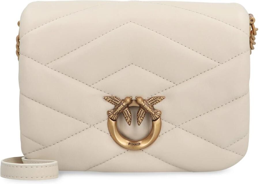 Pinko Baby Puzzel Deken Love Click Puff Beige Dames - Foto 5