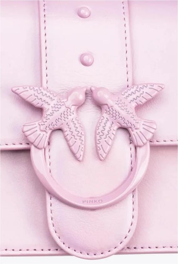 Pinko Crossbody bags Love One damen Umhängetasche Rosa 100059-A12 in poeder roze - Foto 6