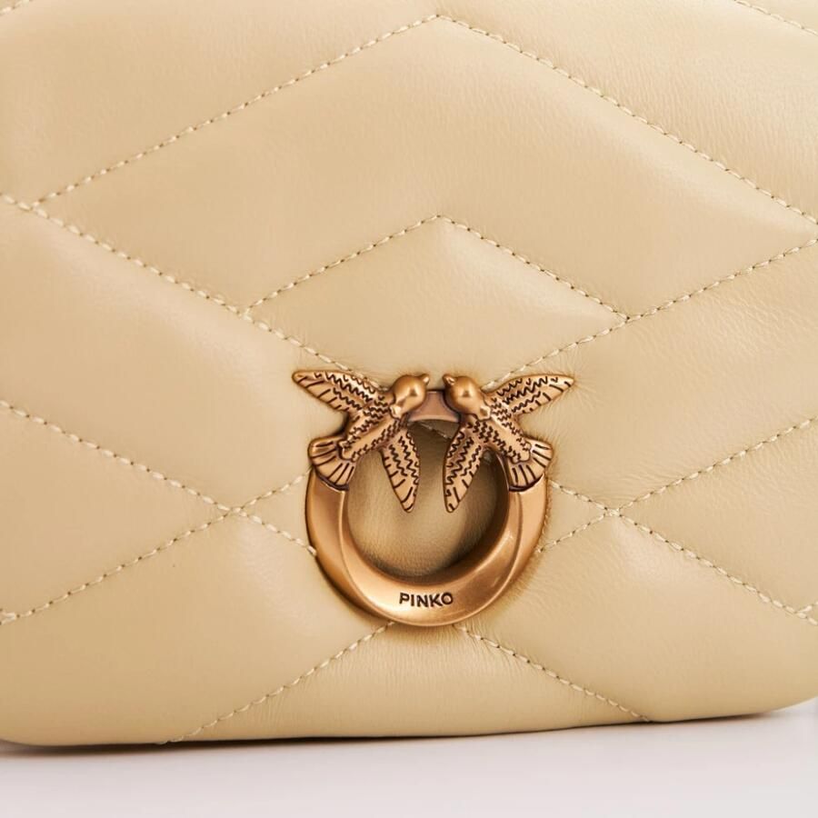 Pinko Cross Body Bags Yellow Dames