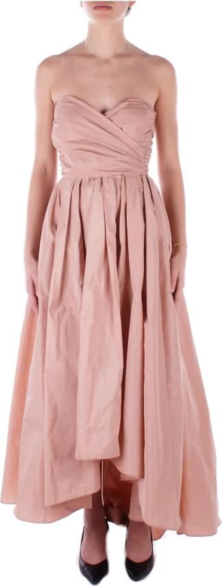 Pinko Techno taffeta sweetheart jurk met zakken Pink Dames - Foto 6