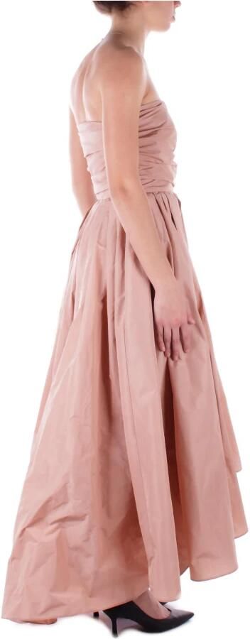Pinko Techno taffeta sweetheart jurk met zakken Pink Dames - Foto 3