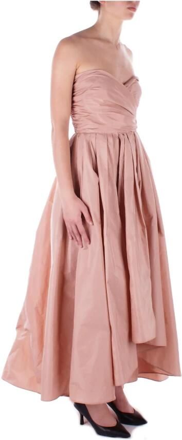 Pinko Techno taffeta sweetheart jurk met zakken Pink Dames - Foto 5