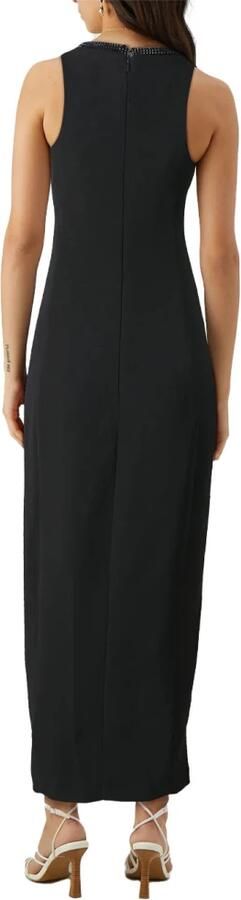 Pinko Elegante Viscose Jurk met Glamoureuze Details Black Dames