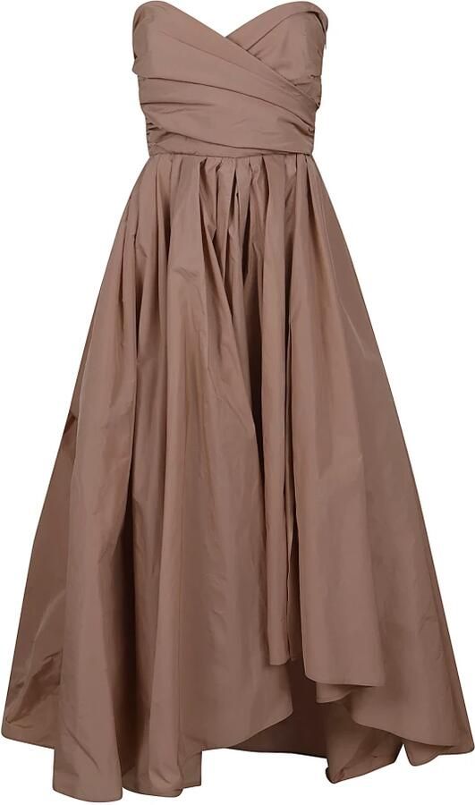 Pinko Techno taffeta sweetheart jurk met zakken Pink Dames - Foto 8