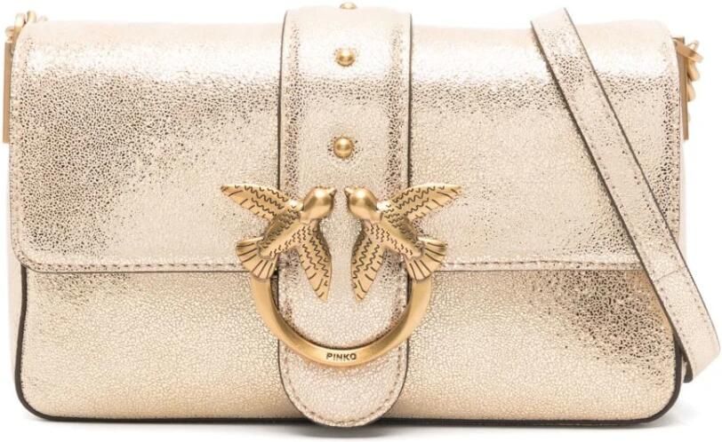 Pinko Stijlvolle tas met verstelbare schouderband Beige Dames - Foto 8