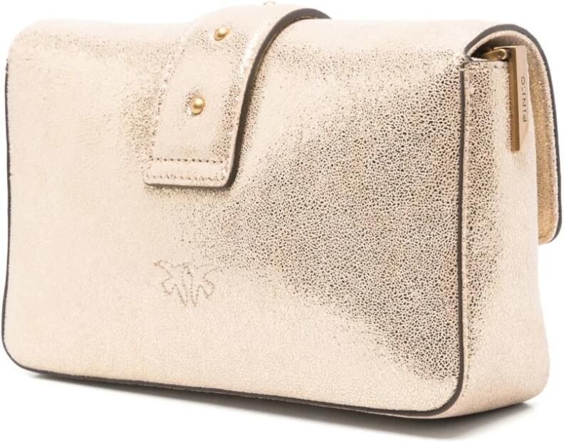 Pinko Stijlvolle tas met verstelbare schouderband Beige Dames - Foto 6