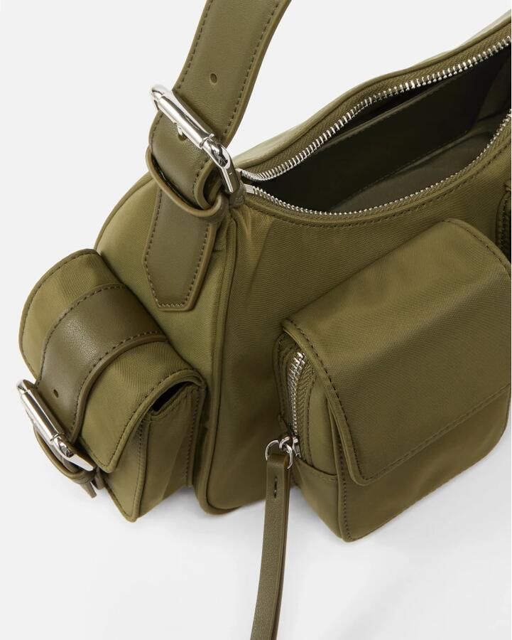 Pinko Groene Cargo Tas met Nuttige Zakken Green Dames - Foto 3