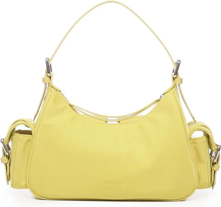 Pinko Gele Schoudertas Modieuze Stijl Yellow Dames - Foto 3