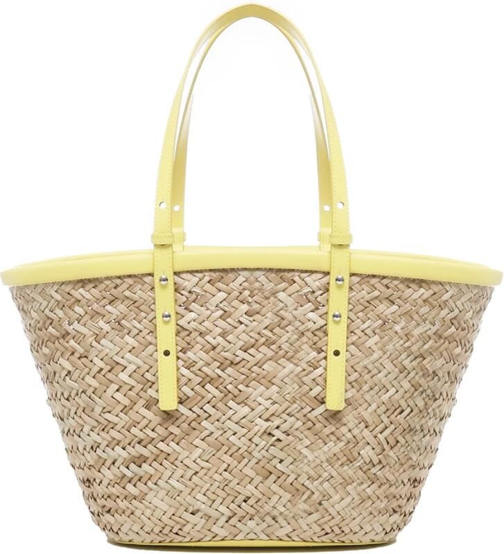 Pinko Zomer Liefde Mand met Leren Details Multicolor Dames - Foto 2