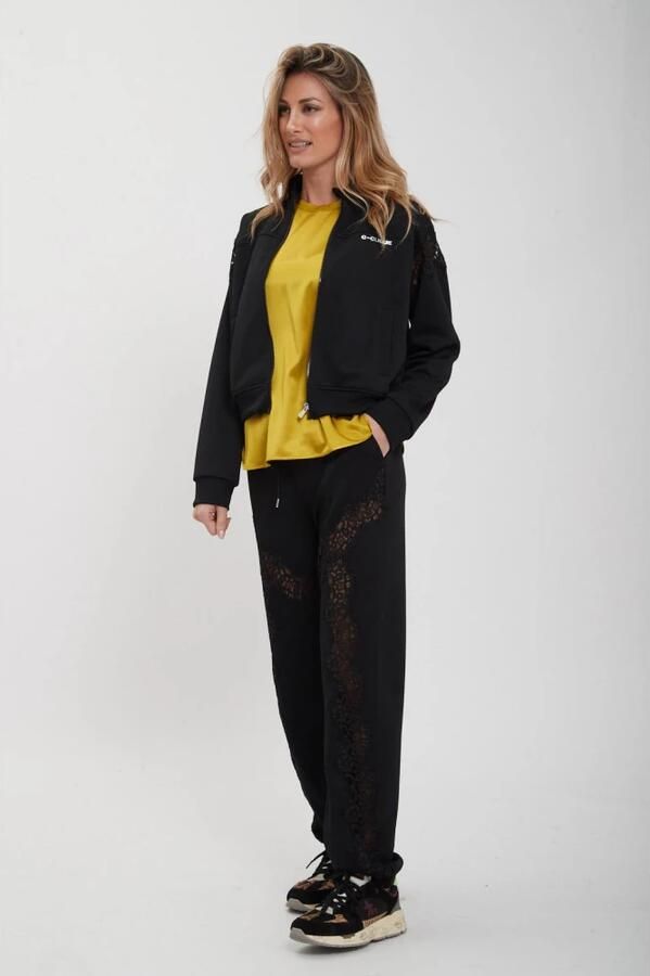 Pinko Interlock Joggingbroek Black Dames - Foto 4