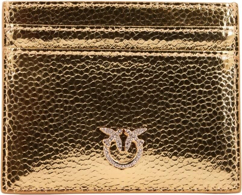 Pinko Kaarthouder Portemonnees voor Stijlvolle Organisatie Yellow Dames - Foto 3