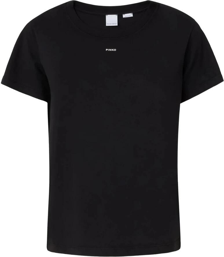 Pinko Casual Katoenen T-shirt voor dagelijks gebruik Black Dames - Foto 5