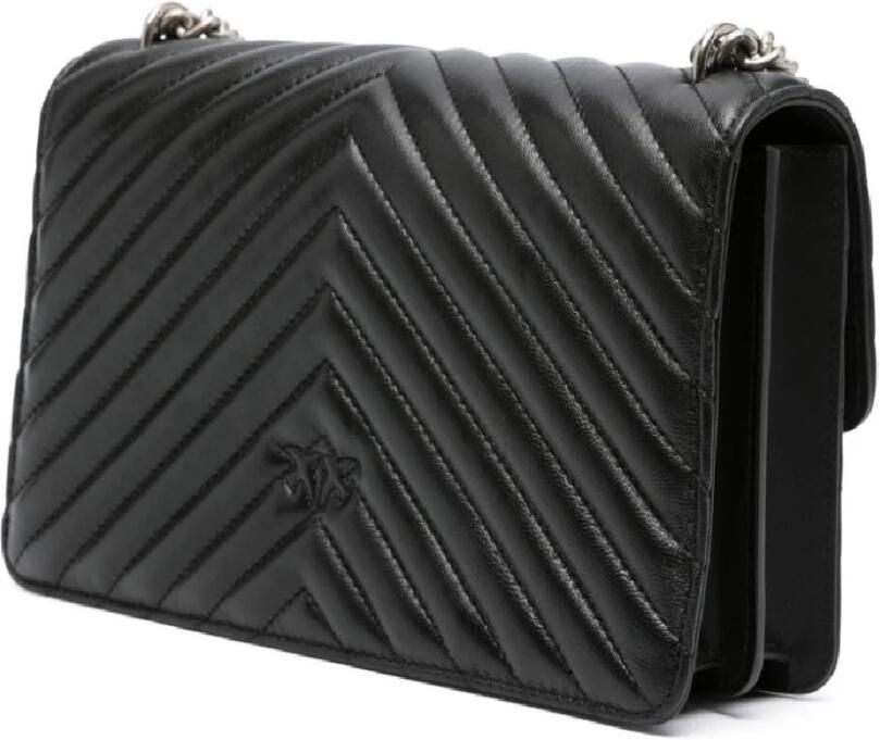Pinko Stijlvolle Cross Body Tas voor Vrouwen Black Dames