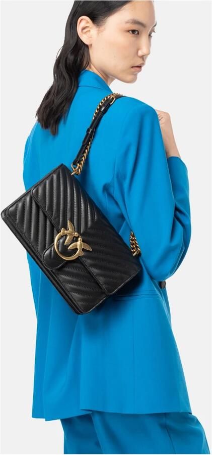 Pinko Handtassen Samenstelling: 100% (niet gespecificeerd) Productcode: 100941-A0Gk-Z99Q Black Dames - Foto 8