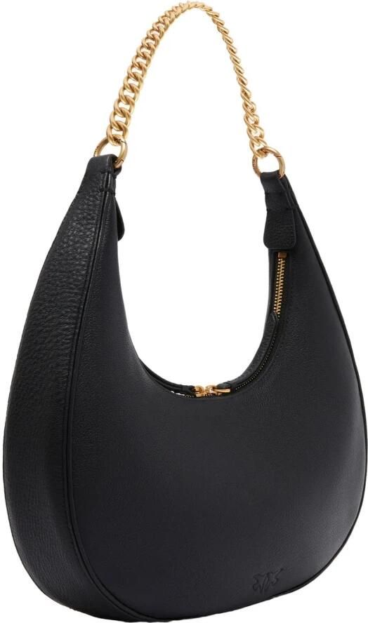 Pinko Zwarte leren handtas Dames tassencollectie Black Dames - Foto 6