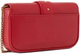 Pinko Leren tassen voor vrouwen Red Dames - Foto 6