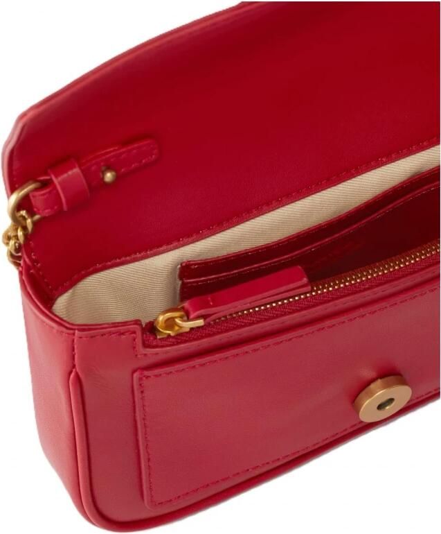 Pinko Leren tassen voor vrouwen Red Dames - Foto 5
