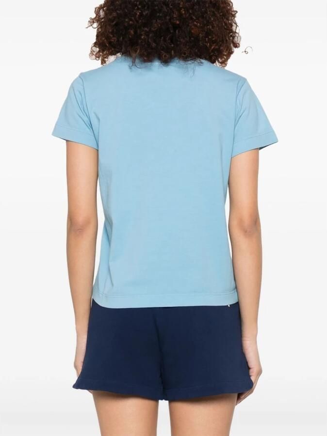 Pinko Casual Katoenen T-shirt voor Mannen Blue Dames - Foto 3