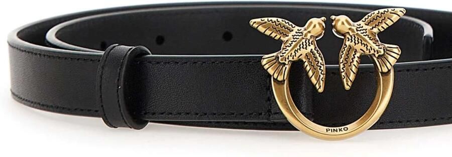 Pinko Stijlvolle Riemen voor elke gelegenheid Black Dames