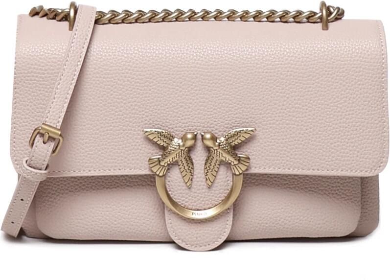 Pinko Crossbody bags Love Soft Mini in poeder roze
