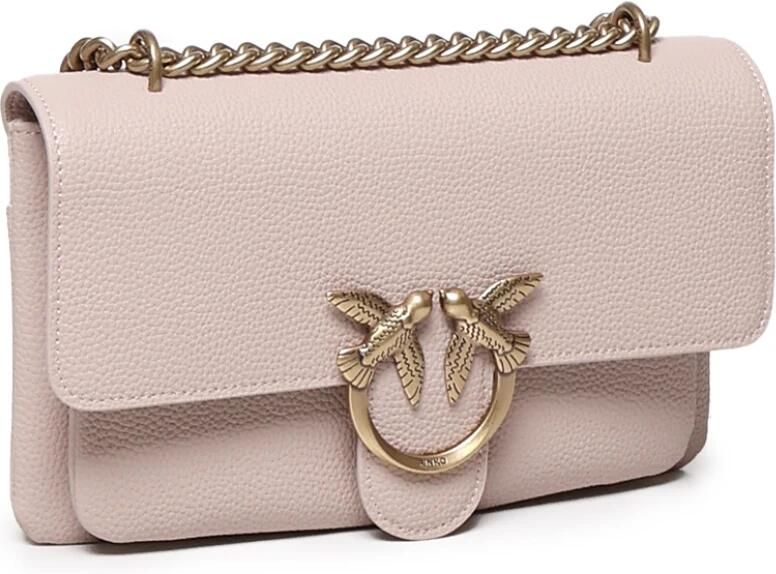 Pinko Crossbody bags Love Soft Mini in poeder roze - Foto 3