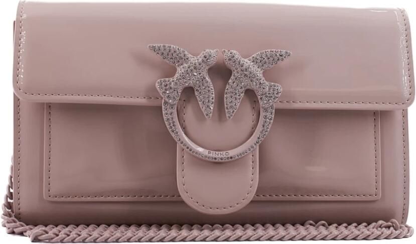 Pinko Love Icon Portemonnee in Trendy Stijlen Pink Dames - Foto 4