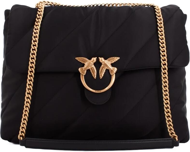 Pinko Gewatteerde Love Puff Schoudertas Black Dames - Foto 5