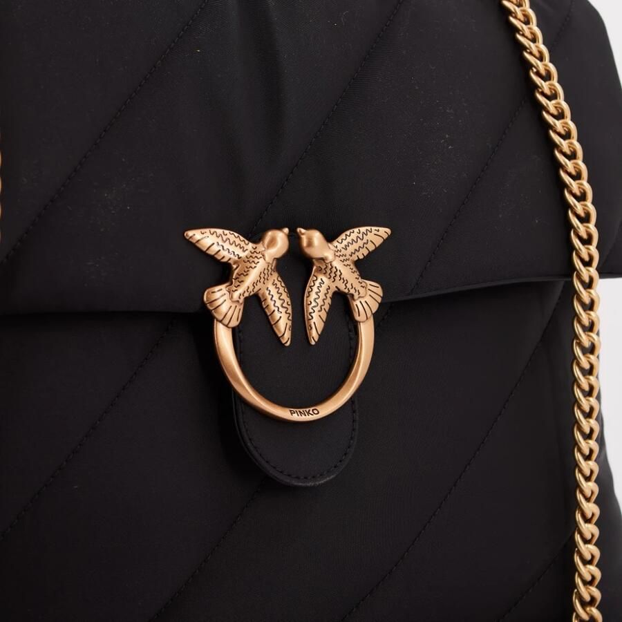 Pinko Gewatteerde Love Puff Schoudertas Black Dames - Foto 3