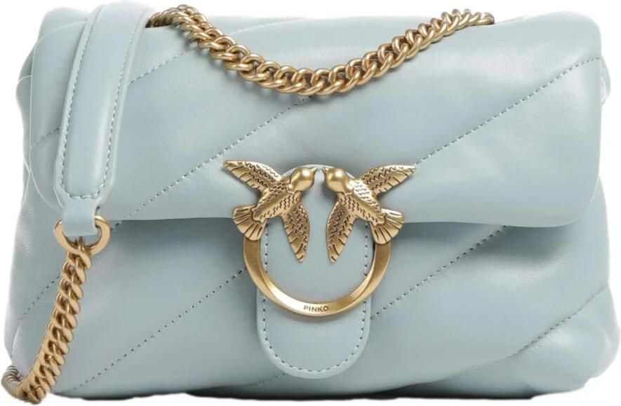 Pinko Crossbody bags love puff mini lightblue in blauw