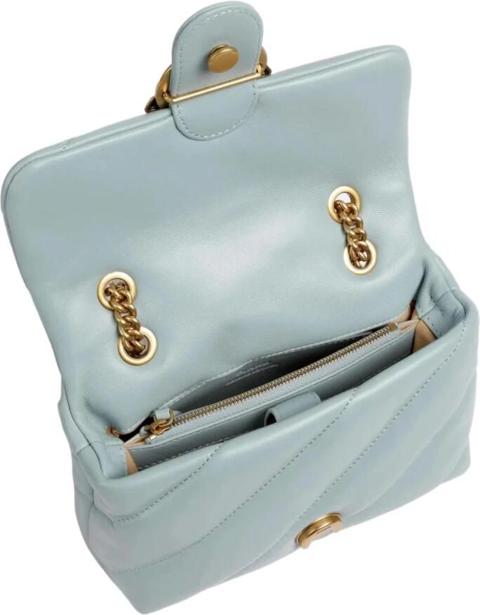 Pinko Crossbody bags love puff mini lightblue in blauw - Foto 4