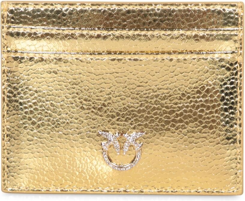 Pinko Kaarthouder Portemonnees voor Stijlvolle Organisatie Yellow Dames - Foto 4