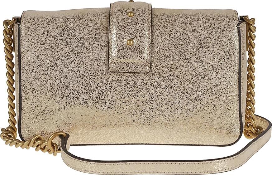 Pinko Stijlvolle tas met verstelbare schouderband Beige Dames - Foto 5