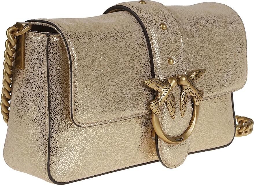 Pinko Stijlvolle tas met verstelbare schouderband Beige Dames - Foto 4