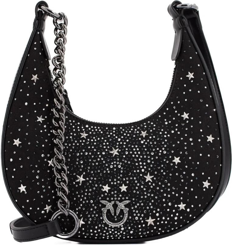Pinko Mini Banana Schoudertas Black Dames - Foto 4