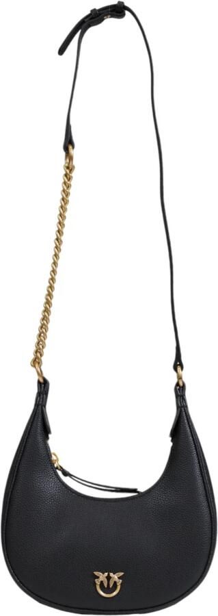 Pinko Mini Hobo Tas Herfst Winter Collectie Black Dames - Foto 5