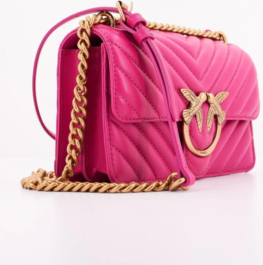 Pinko Stijlvolle Dames Tas Herfst Winter Collectie Pink Dames - Foto 4