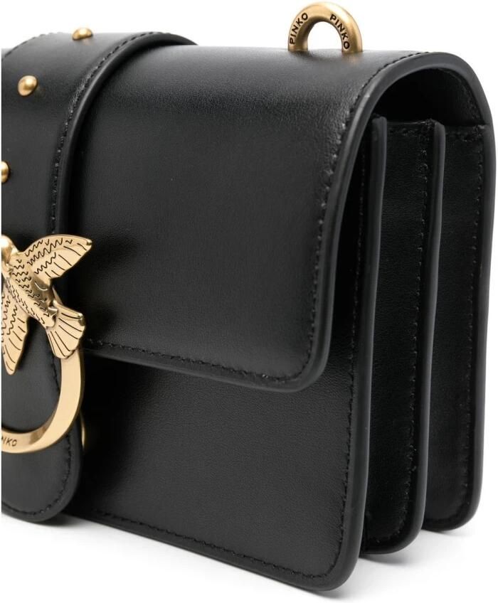 Pinko Zwarte Polyester Vrouwen Vierkante Tas Black Dames - Foto 4