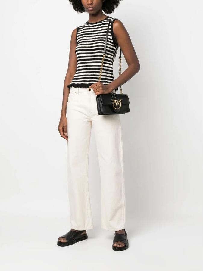 Pinko Zwarte Polyester Vrouwen Vierkante Tas Black Dames - Foto 3