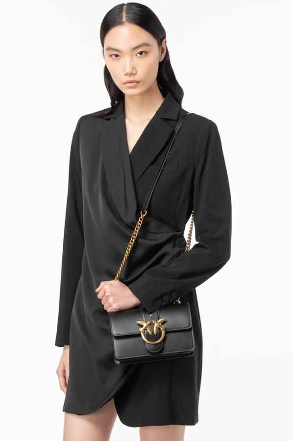 Pinko Zwarte Polyester Vrouwen Vierkante Tas Black Dames - Foto 7
