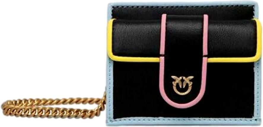 Pinko Multikleur portemonnee met clip en afneembare band Multicolor Dames - Foto 4
