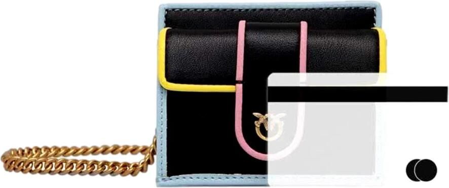 Pinko Multikleur portemonnee met clip en afneembare band Multicolor Dames - Foto 3