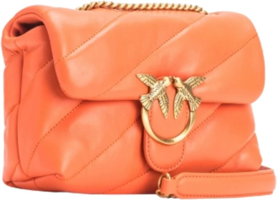 Pinko Oranje Love Puff Mini Sheep Tas Orange Dames - Foto 2