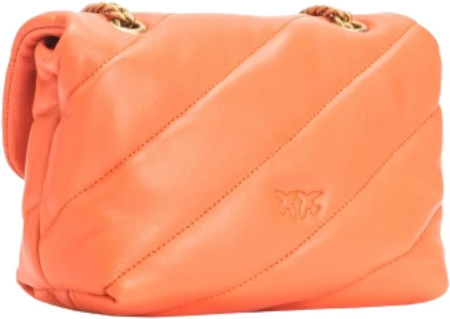 Pinko Oranje Love Puff Mini Sheep Tas Orange Dames - Foto 3