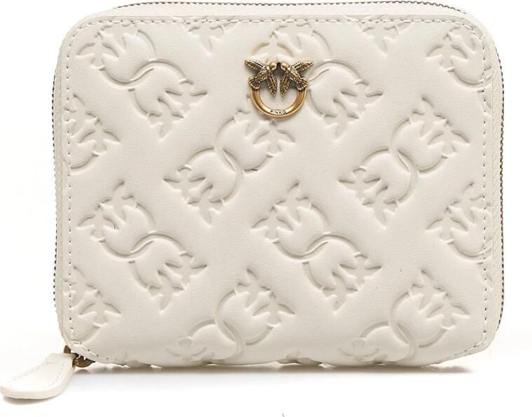 Pinko Portemonnee met Logo en Rits White Dames - Foto 4