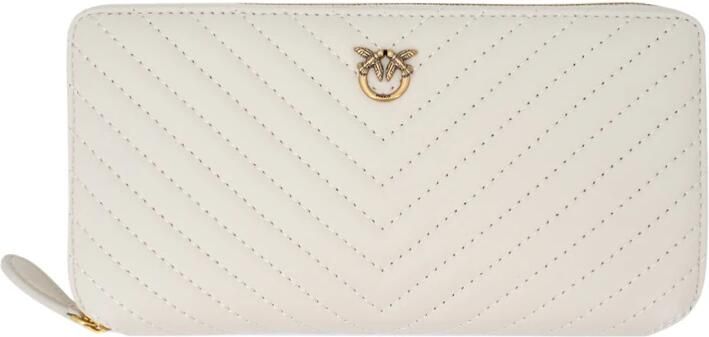 Pinko Portemonnee RYDER ZIP AROUND SHEEP NAPPA CHEVRON 100250 A0GK - Foto 4